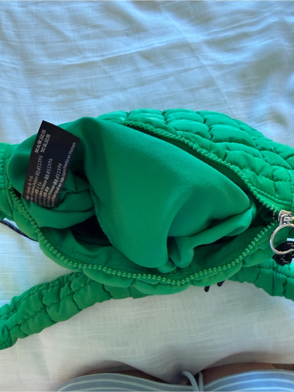 Free People FP Movement Quilted Caryall Sling Bag -Kelly Green - Picture 6 of 8